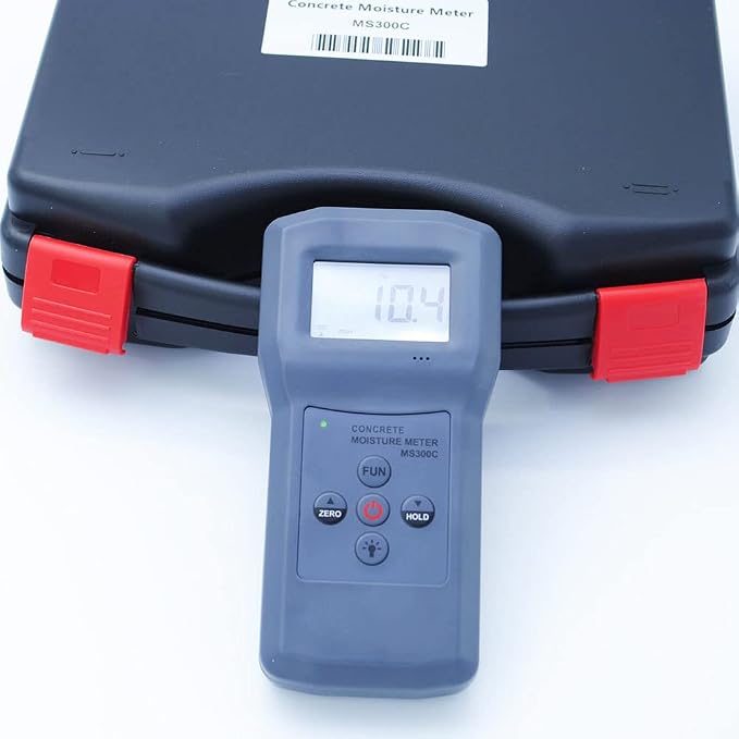MS300C Concrete Moisture Meter for Cement Ground Walls Marble Moisture Analyzer Tester