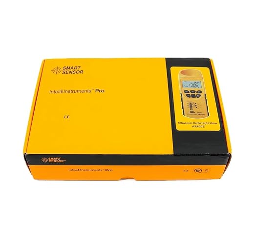 AR600E Ultrasonic Cable Height Meter Overhead Wire Height Tester 3-23m | Non-contact meter measures heights and spacing of up to 6 cables, with 3-18m horizontal distance measurement