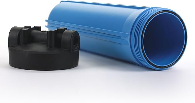 Hydronix HF45-20BLBK10 Water Filter Housing 20" - 1" Ports