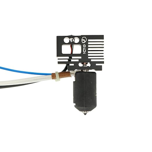 QIDI Max4 Bimetal Hotend Replacement - Copper Alloy & Hardened Steel Nozzle for 370°C High-Flow Printing - Perfect Fit for PLA, PETG, ABS, PA, PC Materials