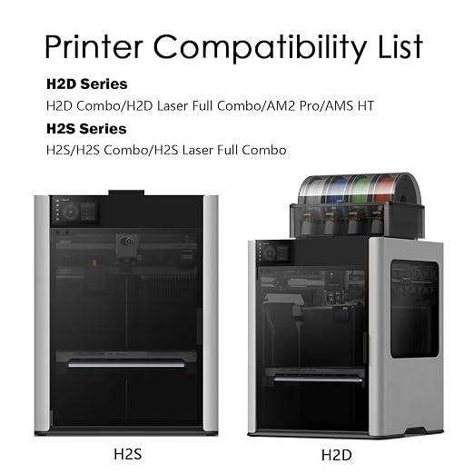 HzdaDeve Upgraded Cool Plate for H2D Combo/H2S Combo Low Temperature Cold Build Plate 355x346.5MM Double Sided Smooth Board Sheet Bed PEI Platform for Bambu Lab 3D Printer (No Heating/No Glue)