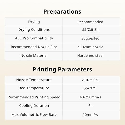 ANYCUBIC Carbon Fiber PLA Filament 1.75mm, PLA-CF Enhanced Rigidity 3D Printer Filament, Matte Texture, 1KG Reusable Spool, Black