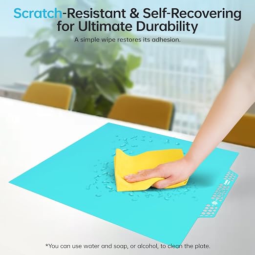 BIQU CryoGrip Pro Glacier Build Plate 235x235mm, for Adventurer 5M Pro/5X/Ender 3 V3 SE/3 V3/3 V2/3 S1 Pro/3 V2 Neo/3 Pro/Ender 5 Pro/Kobra 2 Pro/Neptune 3 Pro/4, Low Temperature Printing