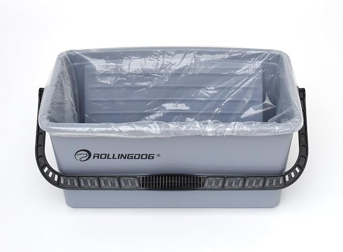 ROLLINGDOG Exclusive Paint Bucket Liners - for Use with ROLLINGDOG 18 Inch Paint Roller Kit (Pack of 5)