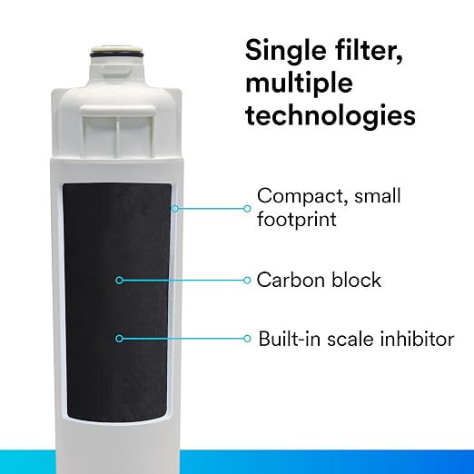 3M 9000H Series Retrofit Filter Cartridge CFS9112H-SK, 5629901, Standard Length, 1 um NOM, 2.0 gpm, 21000 gal