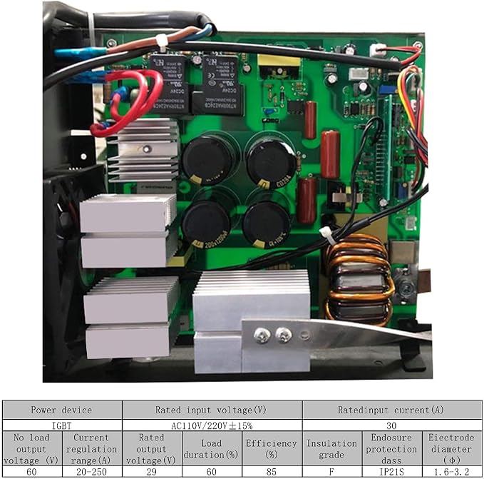 Shikha 250Amp ARC Welding Machine Dual 110 220 volts,Portable DC Inverter Welder 20-250Amp IGBT Digital Display LCD with Welder Inverter Welding Machine Kits