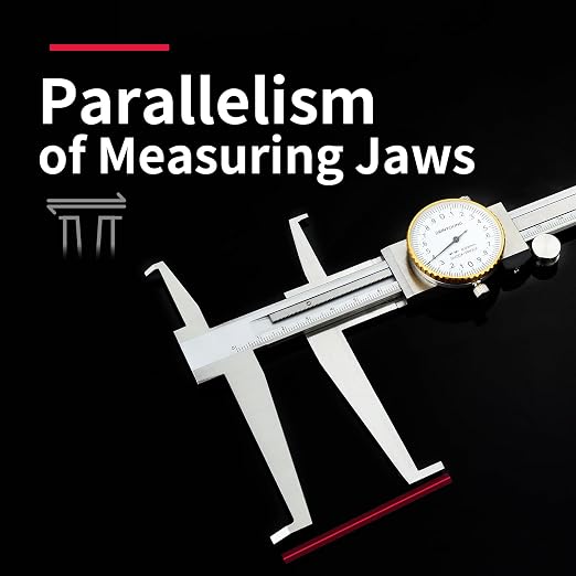 Inside Trench Vernier Caliper,Carbonteel Inner Micrometer Gauge Ruler Measuring Tool,dial Caliper DRINYOUNG (9-200mm (Double Hook dial Caliper)