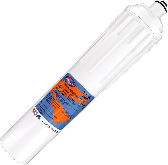 Omnipure (ELF XL 1M-P) 15"x4" Diameter XL ELF 1 Micron Carbon Block & Phosphate