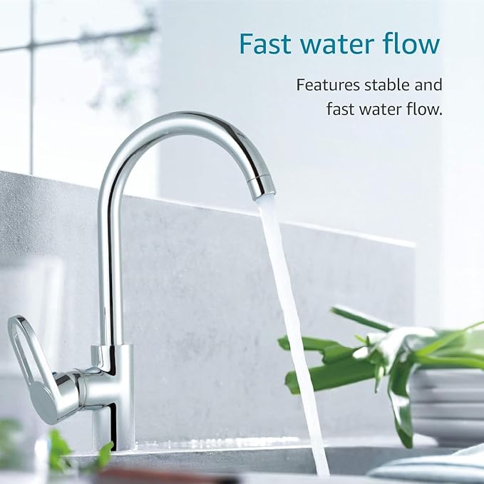 AQUA CREST FQK1K Under Sink Water Filter, Replacement for GE FQK1K, FQK2J, GXK185K and GX1S50R, NSF/ANSI 42 372 Certified, Reduces Chlorine, Taste&Odor, 1350 Gallons (Pack of 3)