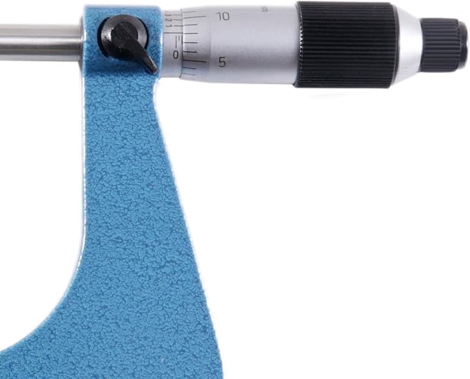 Accusize Industrial Tools Screw Thread Micrometer, 4-5", S916-C754 | 3 Anvil Sets: 13-9, 8-5, 4.5-3.5 TPI, 0.001" Resolution, ±0.00016" Accuracy