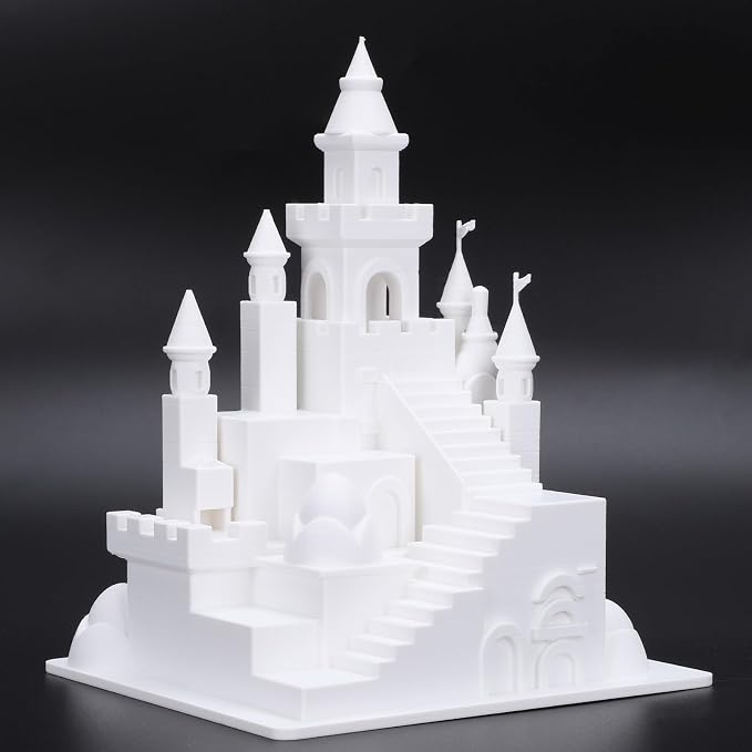 3DHoJor Matte PLA Filament 1.75mm, Upgrade 1kg*4 Bundle Cardboard Spool PLA Filament 1.75 PLA 3D Printing Filament, Print with Most 3D Printers Using 3D Filament-Milky White