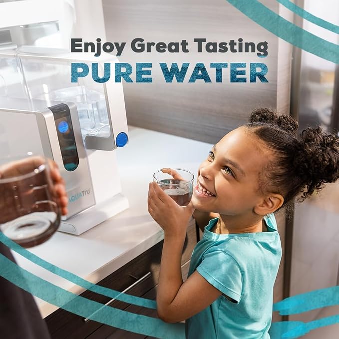 AquaTru VOC Carbon Filter with pH+ Mineral Boost (Stage 4) – Compatible with AquaTru Classic, Classic Smart & Under Sink Purifier Models (Green)