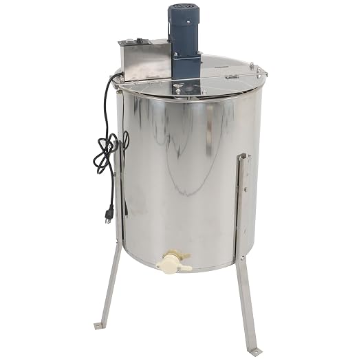 3 Frame Stainless Steel Beekeeping Extraction 140W Honeycomb Drum Rotary Machine Electric Honey Extractor