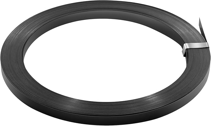VEVOR Steel Strapping Coil, 3/4 in x 0.02 in x 300 ft, Metal Strapping Banding Roll Withstands Harsh Environment, 1710 lbs Break Strength, Heavy Duty Banding Pallet Strap Coil for Pallet Packing
