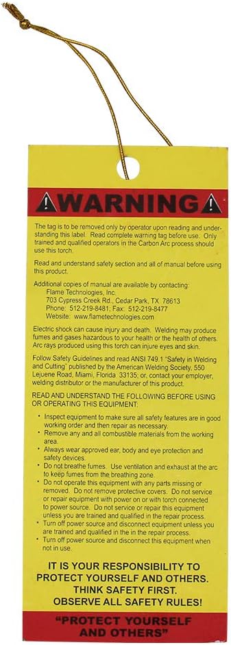 Duty 600 amp K3000 Carbon Arc Gouging Torch with 7ft cable…