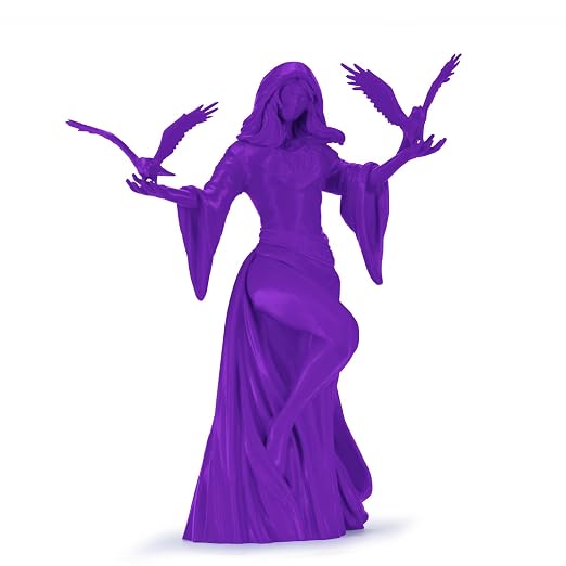 ZIRO PLA Filament 1.75mm, Pure Color 3D Printer Filament, PLA PRO Basic Color Series, 1.75MM 1KG Spool, Dimensional Accuracy +/- 0.03mm, Purple