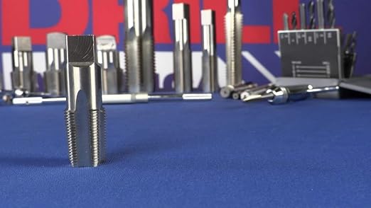 Drill America 4"-8 NPT Left Hand High Speed Steel 8 Flute Pipe Tap, DWT Series