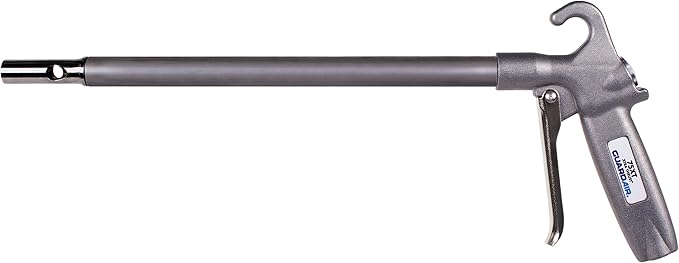Guardair XtraThrust Safety Air Gun - 24 inch Stainless Steel Extension, Pistol Style Grip, OSHA Compliant Nozzle, 1/4 Inch FNPT Inlet (75XT024SS)