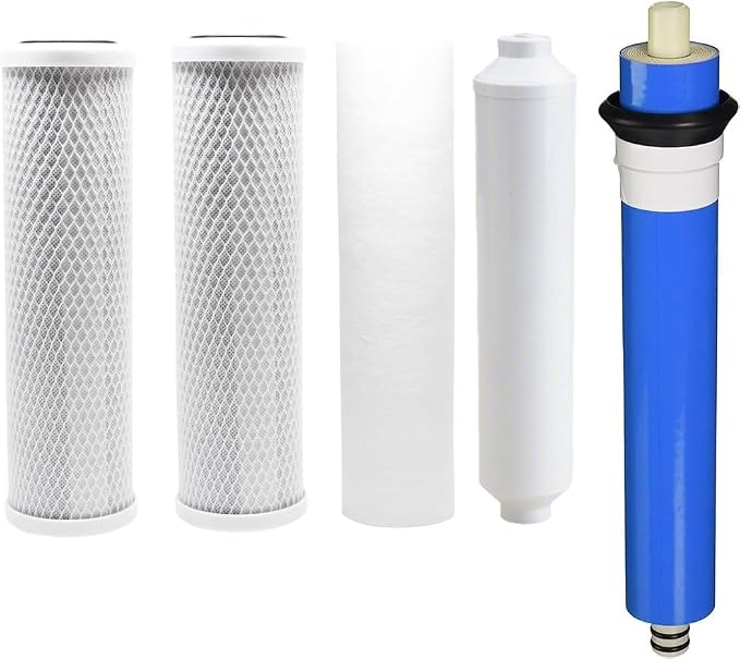 Aquasky ROT-5 Stage Reverse Osmosis Water Filter Kit and Membrane