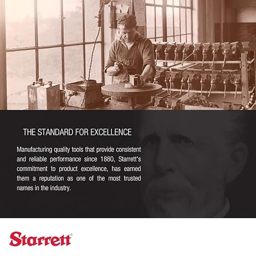 Starrett Individual Radius Gage for Both Convex and Concave Radii - Ideal for Carpenters and Constructions - Stainless Steel, 3/16" Radius Gage, Inch Reading - 167-3/16