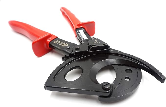 Ratcheting Cable Cutter, 400mm2 Aluminum Copper Wire Cutters for Cutting electrical wire as Ratchet Wire Cutters (400mm2)