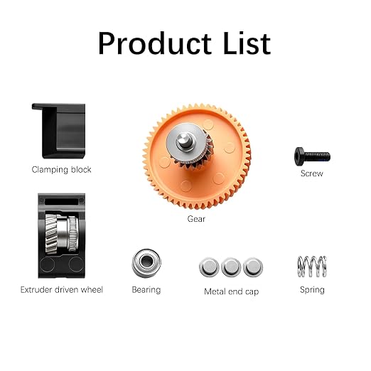 Original Bamboo P2S Extruder Gear Assembly,Precise Feeding & Wear Resistant,Sainless Steel Extruder Gear Kit for Bambu Lab P2S Extruder Drive Gear Assembly Original OEM P2S Accessories