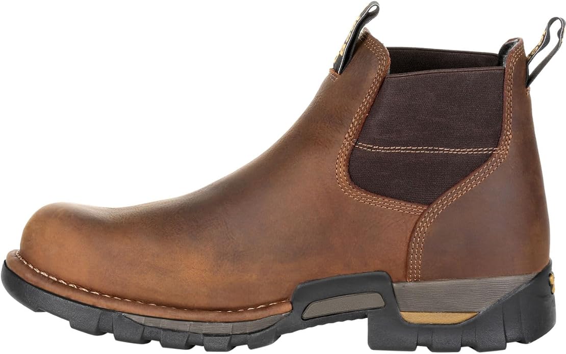 Georgia Boot Unisex Adult Georgia Boot Eagle One Steel Toe Waterproof Chelsea Work Boot