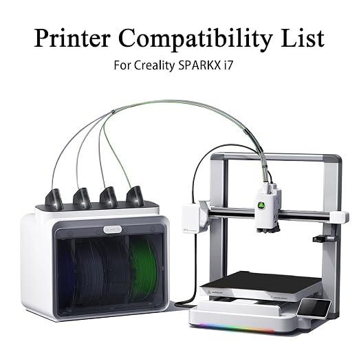 HzdaDeve I7 Build Plate for Creality SPARKX i7 Dual-Textured and Smooth PEI Plate Sheet 267x301MM Heated Bed Spring Steel Flexible Platform Black Board for 3D Printer Accessories (Black)