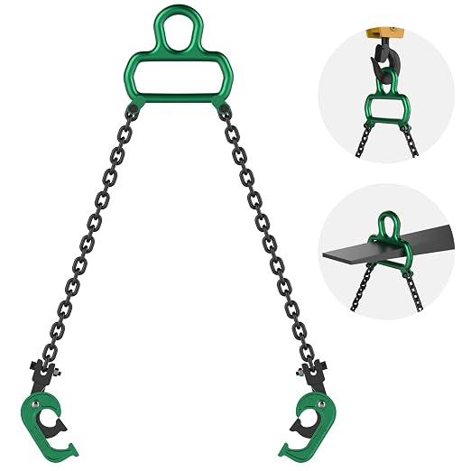 Chain Drum Lifter for 55 Gallon Drums, 2200 lbs Capacity, Enhanced | Automatic Grip Locking • OSHA-Compliant Lifting Design • Heavy-Duty Alloy Construction • Industrial Material Handling