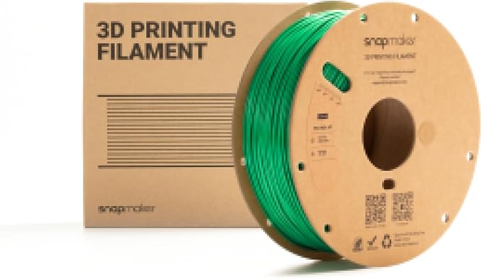 Snapmaker TPU Filament 1.75mm,TPU 95A HF 3D Printer Filament Flexible Soft with High Elasticity,High Speed Printing,Dimensional Accuracy +/- 0.03mm,1kg(2.2lbs) (Green)