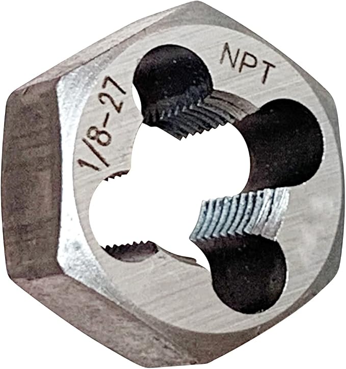 NPT Pipe Hex Die Cartbon Steel 1/8"-27