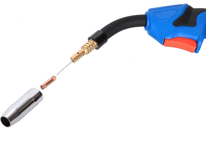 S7 200A 4-in-1 MIG Welder 110V/220V, Gas & Gasless Flux Core Welding Machine, Lift TIG/Stick/MMA Welder, Synergic Control, Large Digital Display, IGBT Inverter for DIY, Home Repair, Garage