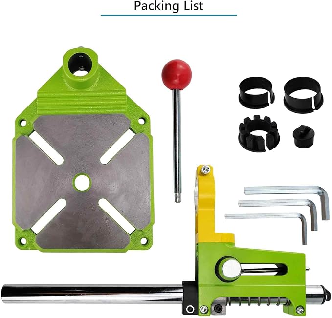 Floor Drill Press Stand for Hand Drill, 90 Degree Rotating Adjustable Universal Bench Clamp Drill Holder Drill Press Adapter Workbench Repair Tool for Benchtop Repair