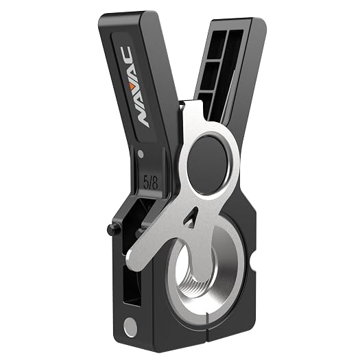 NAVAC NAQC50 Flaring Clamp for NAVAC NEF6L2 and NEF6LM Power Flaring Tool - 5/8 Inch OD Copper Tubing Clamp - Secure Fit HVAC Accessory for Accurate, Reliable Connections