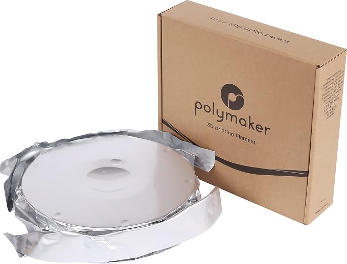 Polymaker PolySmooth PVB Filament 1.75mm 0.75kg Transparent - Print Like PLA Filament, Easy Smoothable Post Process with IPA Alcohol