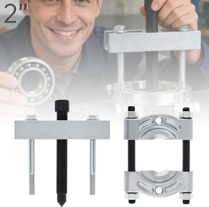 ChgImposs 1/8–2 Inch Bearing Splitter & 5 Inch Gear Pulley Puller Set, Heavy Duty 40Cr Steel Separator Tool for Wheel Hub, Pinion, Crankshaft, Automotive & ATV Repairs
