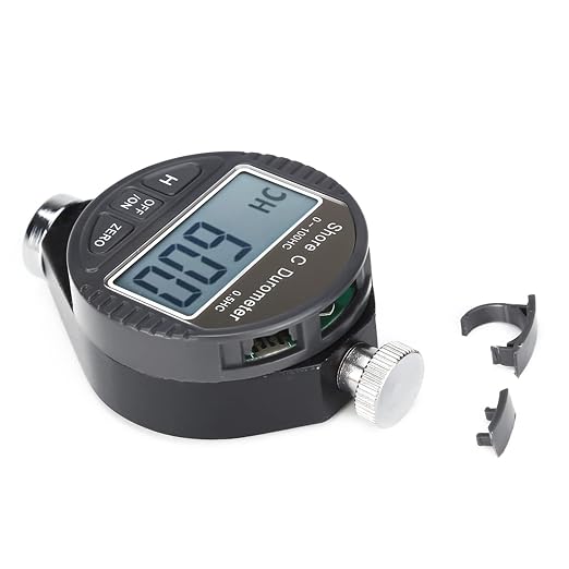 Hardness Tester Digital 100HD C Durometer Shore Rubber Hardness Tester LCD Display Meter