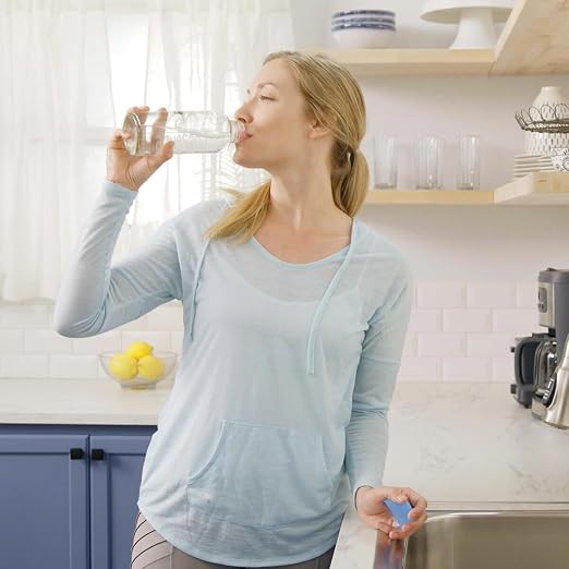 Aquasana Under Sink Water Filter Replacement | Reduces 99% of 78 Contaminants Including Chlorine & Lead from Tap Water | Under Sink Filtration | Claryum Direct Connect | AQ-MF-1-R