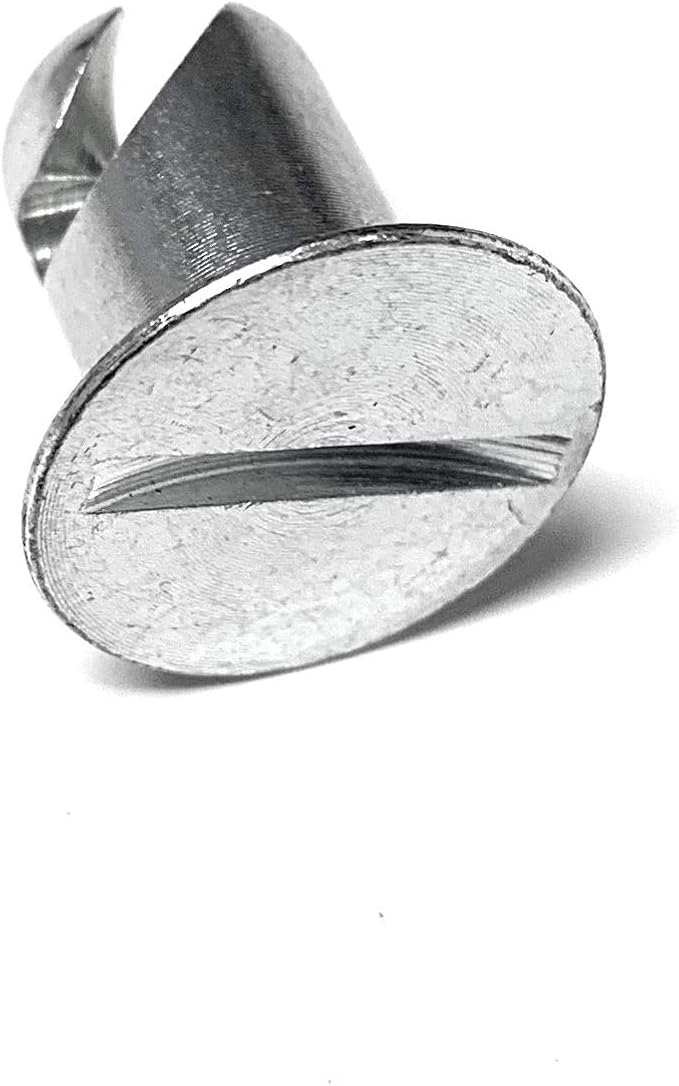 UTVDistribution 1/4 Turn Quick Release Steel Slot Head Dzus Button with Springs and Dimpled Tabs (10)