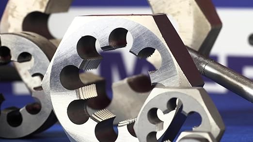 Drill America DWTHXNPT14 1/4"-18 Carbon Steel Hex NPT Pipe Rethreading Die, DWT Series
