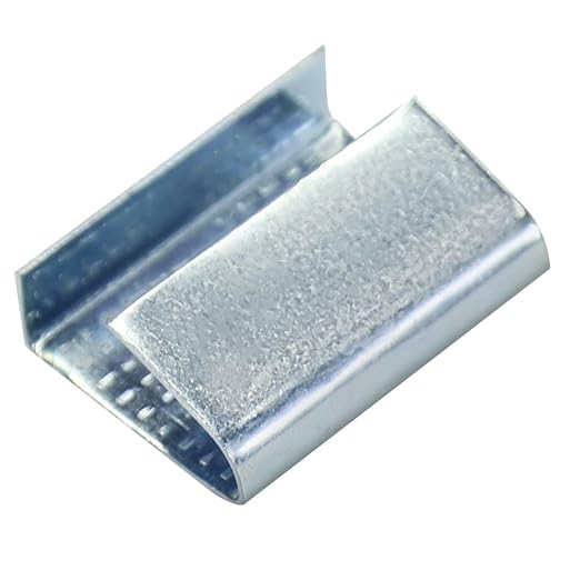 Open Serrated Strapping Seals for 3/4" Polyester Poly Polypropylene Strap Pallet Banding Clips(1000)