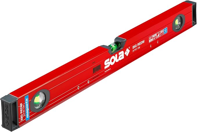 SOLA LSB24LM Box Beam Magnetic Level, Big Red, 24-Inch