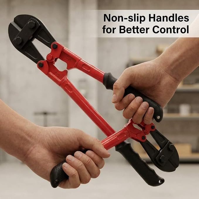 QWORK Hand Swager Crimping Tool 30" – for Aluminum & Copper Sleeves on 5/32", 1/4", 5/16" Wire Ropes