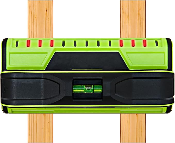 Franklin Sensors ProSensor T13 Stud Finder with 13-Sensors, Wood & Metal Stud Detector/Wall Scanner for Drywall, Built-in Bubble Level, Green