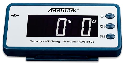 Accuteck 440lb Heavy Duty Digital Metal Industry Shipping Postal Scale W/C