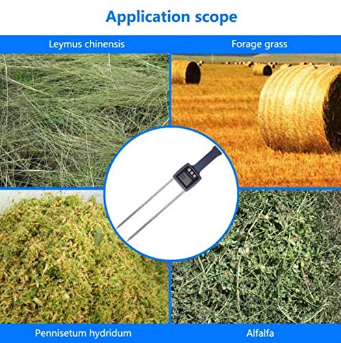 TK100H Portable Hay Moisture Meter for Cereal Straw,bran, Forage Grass, Leymus chinensis, Emperor Bamboo Grass, Testing Fibre