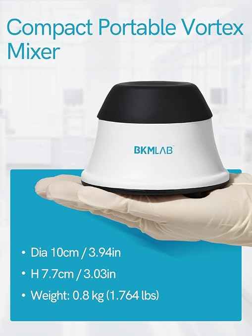 Mini Vortex Mixer, 3300RPM Touch Function Lab Vortex Shakers & Paint Mixer for Acrylic Paint, Nail Polish, Tattoo Ink, Gel Polish, Eyelash Adhesives & Test Tubes, Vortex Paint Mixer Machine