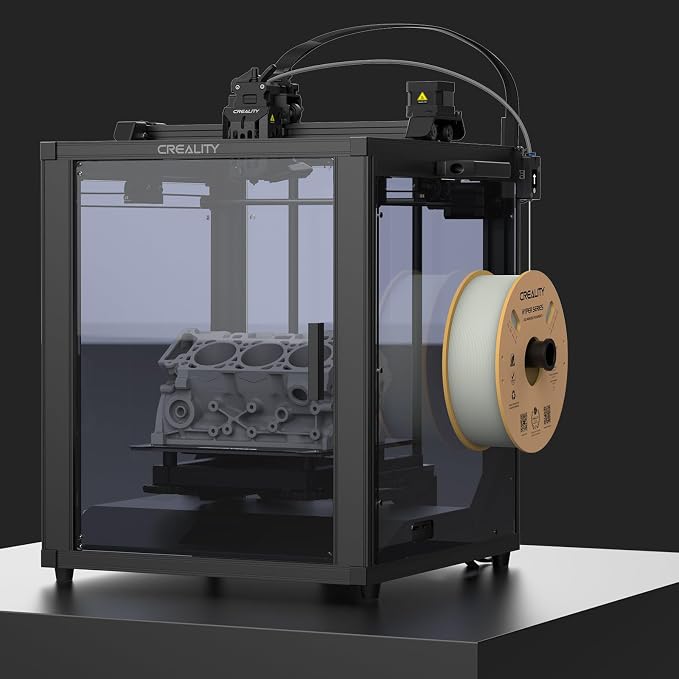 Creality Hyper PLA Filament 1.75mm, High-Speed Printing 30–600mm/s, Smooth Extrusion and Stable Printing, Low Stringing, Consistent Performance 3D Printer Filament,+/- 0.03mm Accuracy(Green)