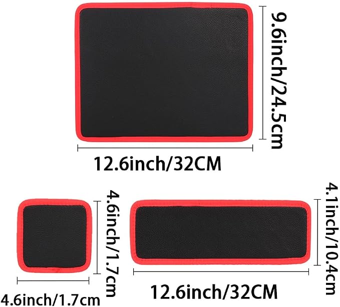 Flexible Magnetic Tool Mat Set for Mechanics,Foldable Magnetic Tool Holder | Upgraded 3 Pack Magnetic Pads for Tools,3 Sizes Magnetic Parts Tray Pad for Automotive Repair,Garage,Workshop & DIY Projects