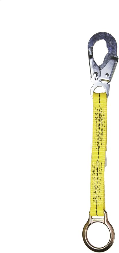Guardian 01121 Non-Shock-Absorbing Extension Lanyard - 18 inch | Lightweight Shock Pack | Self Locking Snap Hooks | ANSI and OSHA Compliant